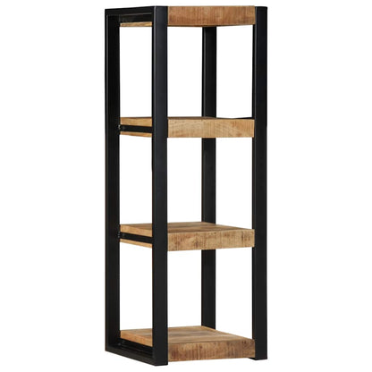 Mensola da Parete 35x35x100cm in Legno Massello di Mango Grezzo