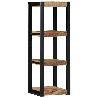 Mensola da Parete 35x35x100cm in Legno Massello di Mango Grezzo