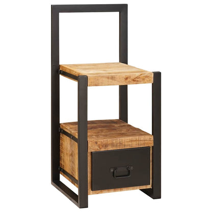 Appendiabiti Marrone 40 x 40 x 90 cm Legno di mango massello
