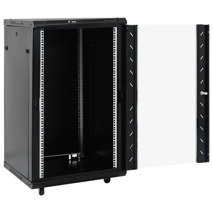 Armadietto di Rete 18U 19" IP20 Nero 60x60x100 cm
