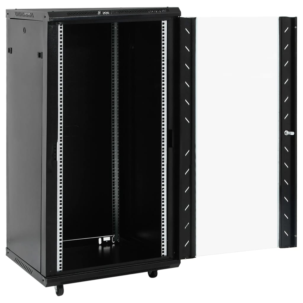 Armadietto di Rete 22U 19" IP20 Nero 60x60x120 cm