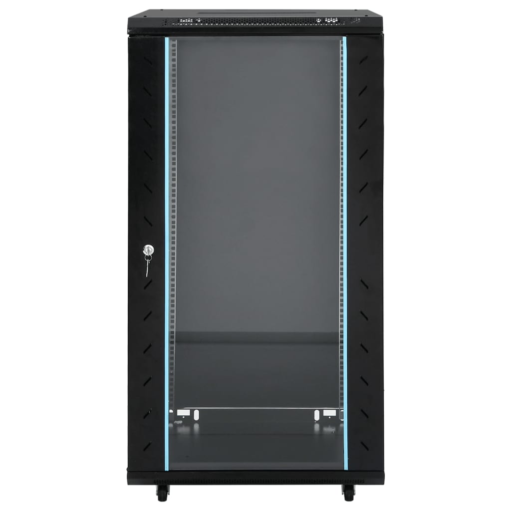 Armadietto di Rete 22U 19" IP20 Nero 60x60x120 cm