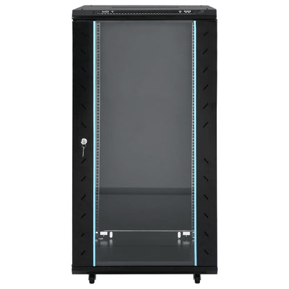 Armadietto di Rete 22U 19" IP20 Nero 60x60x120 cm