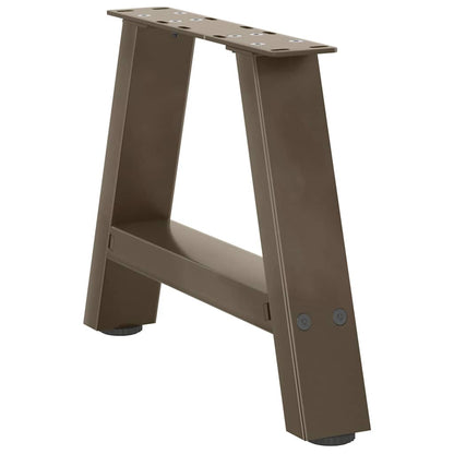Gambe per Tavolino da CaffÃ¨ a Forma di A 2 pz 40x(30-31) cm Acciaio