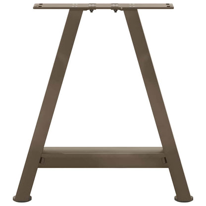 Gambe per Tavolino da CaffÃ¨ a Forma di A 2 pz 38x(42-43) cm Acciaio