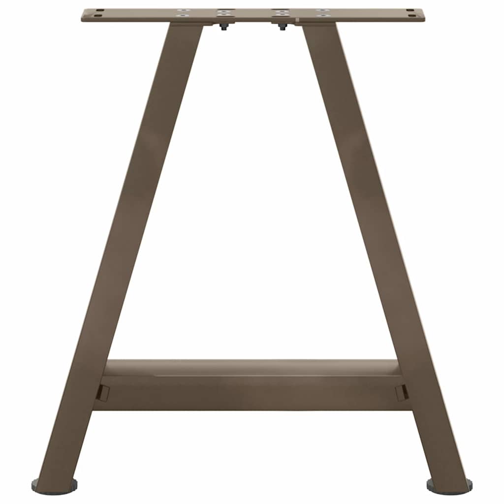 Gambe per Tavolino da CaffÃ¨ a Forma di A 2 pz 50x(42-43) cm Acciaio