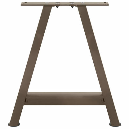 Gambe per Tavolino da CaffÃ¨ a Forma di A 2 pz 50x(42-43) cm Acciaio