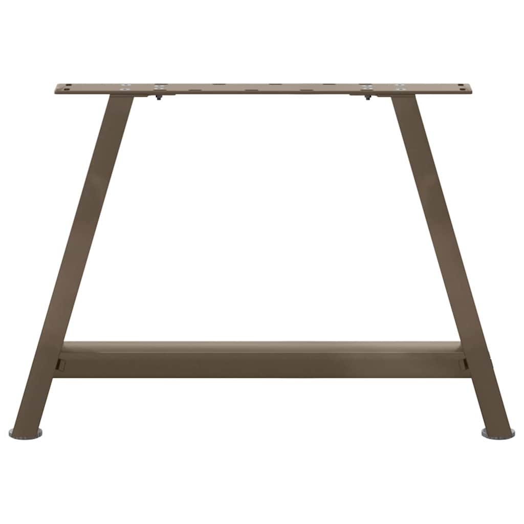 Gambe per Tavolino da CaffÃ¨ a Forma di A 2 pz 60x(42-43) cm Acciaio