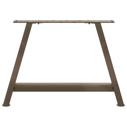 Gambe per Tavolino da CaffÃ¨ a Forma di A 2 pz 60x(42-43) cm Acciaio