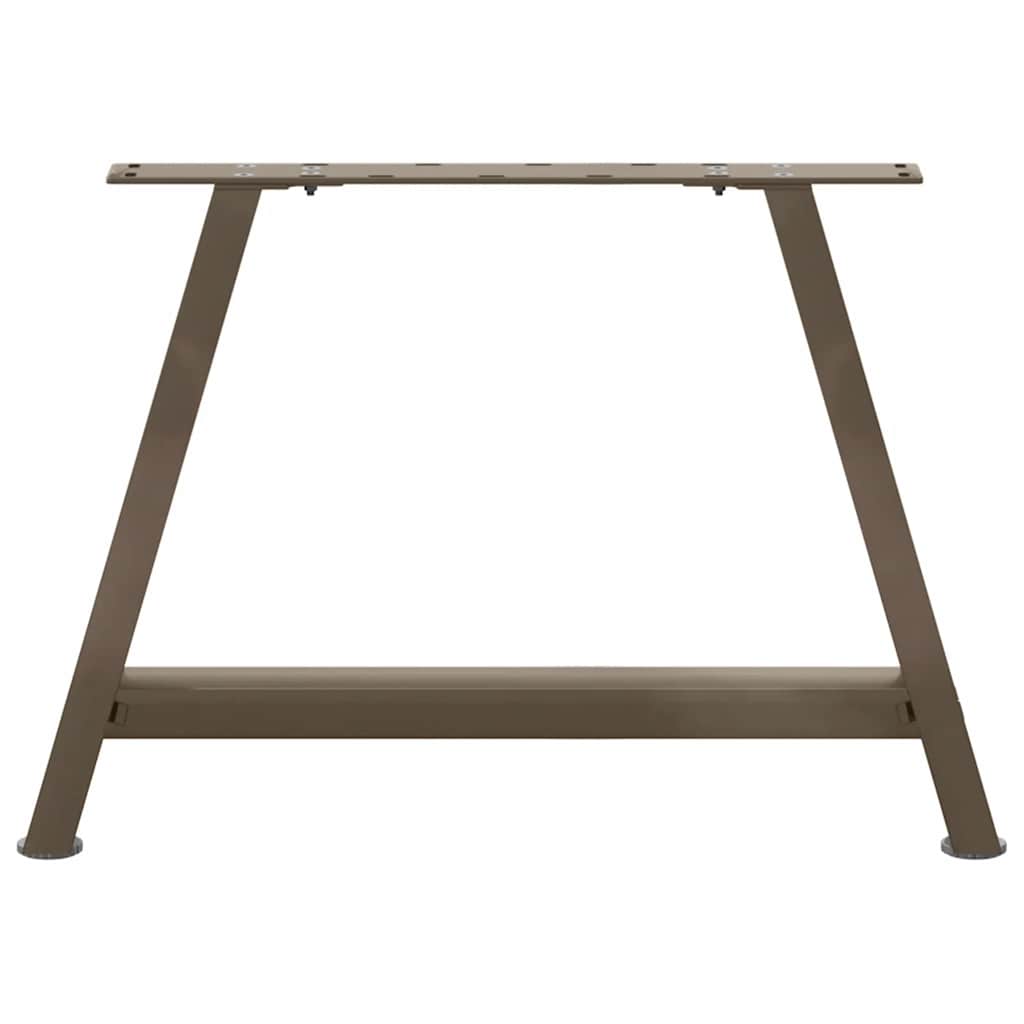 Gambe per Tavolino da CaffÃ¨ a Forma di A 2 pz 70x(42-43) cm Acciaio
