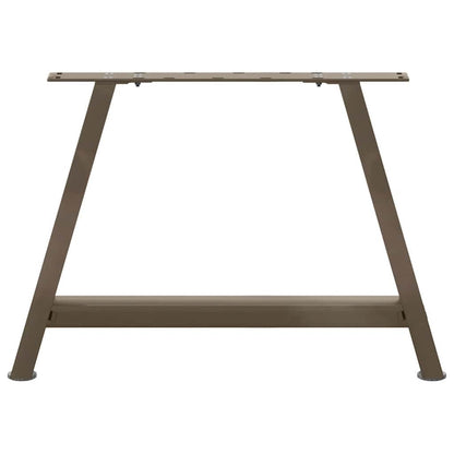 Gambe per Tavolino da CaffÃ¨ a Forma di A 2 pz 70x(42-43) cm Acciaio