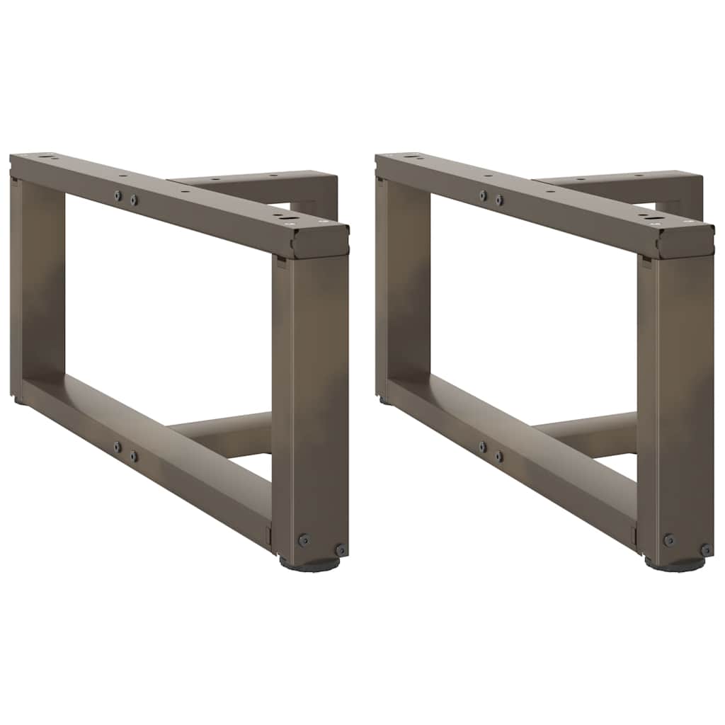 Gambe Tavolino CaffÃ¨ a T 2 pz Naturale 70x25x(30-31) cm Acciaio