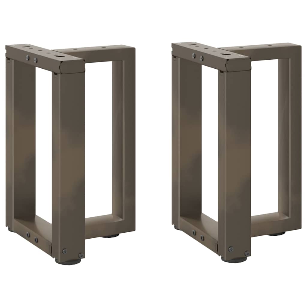 Gambe Tavolino CaffÃ¨ a T 2 pz Naturale 28x25x(42-43) cm Acciaio