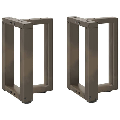 Gambe Tavolino CaffÃ¨ a T 2 pz Naturale 28x25x(42-43) cm Acciaio