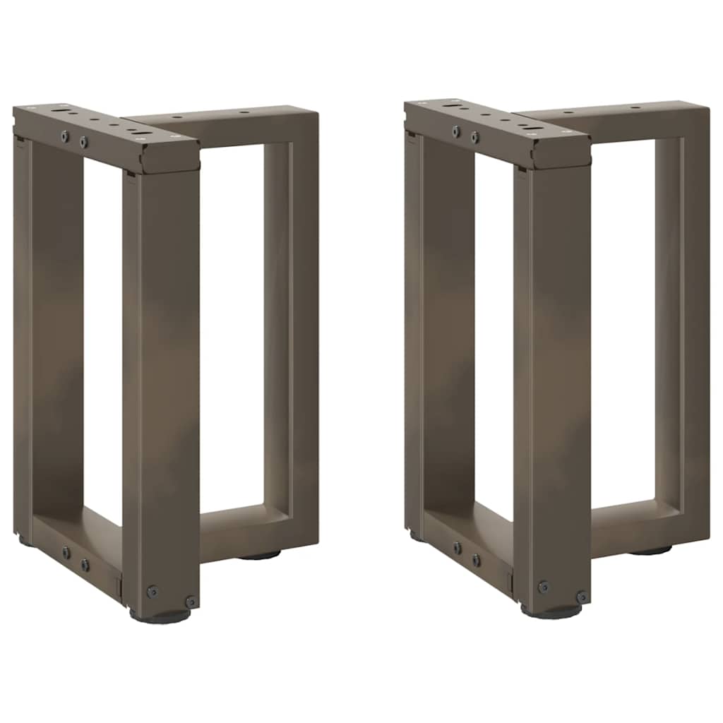 Gambe Tavolino CaffÃ¨ a T 2 pz Naturale 38x25x(42-43) cm Acciaio