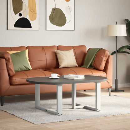 Gambe per Tavolino da CaffÃ¨ a Forma di T 2 pz Bianche 70x25x(42-43) cm Acciaio