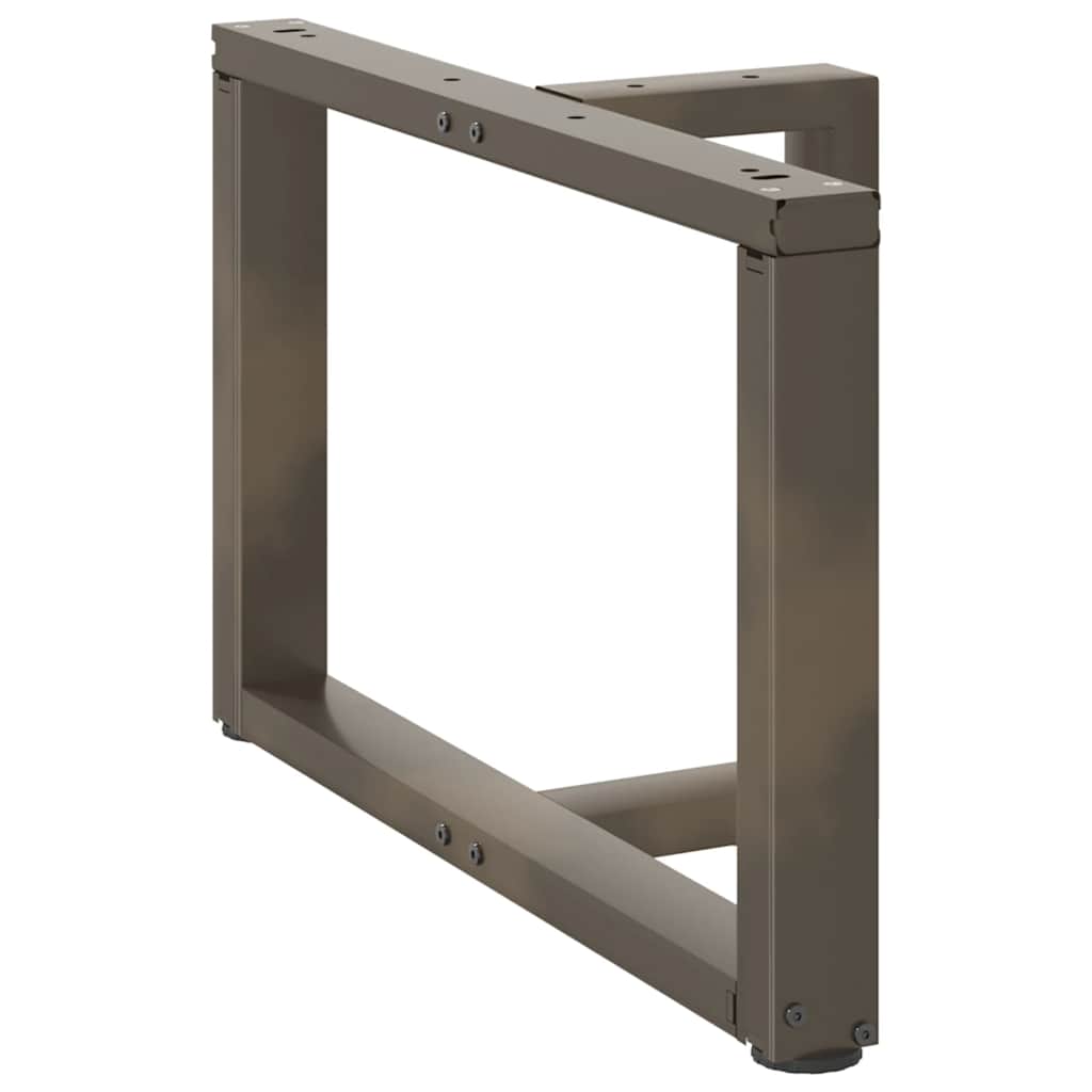 Gambe Tavolino CaffÃ¨ a T 2 pz Naturale 70x25x(42-43) cm Acciaio