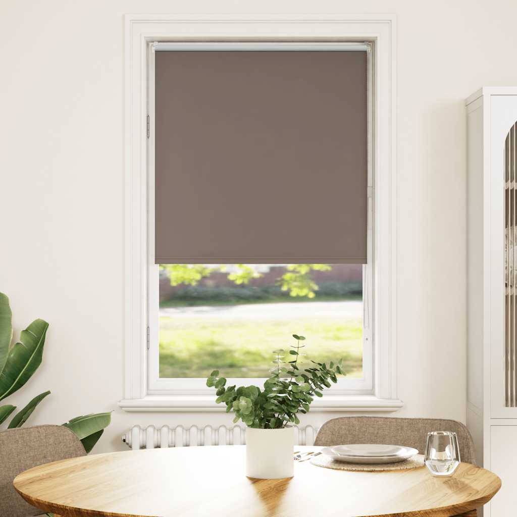 Tenda a Rullo Oscurante 80x130 cm Larghezza Tessuto 75,7 cm