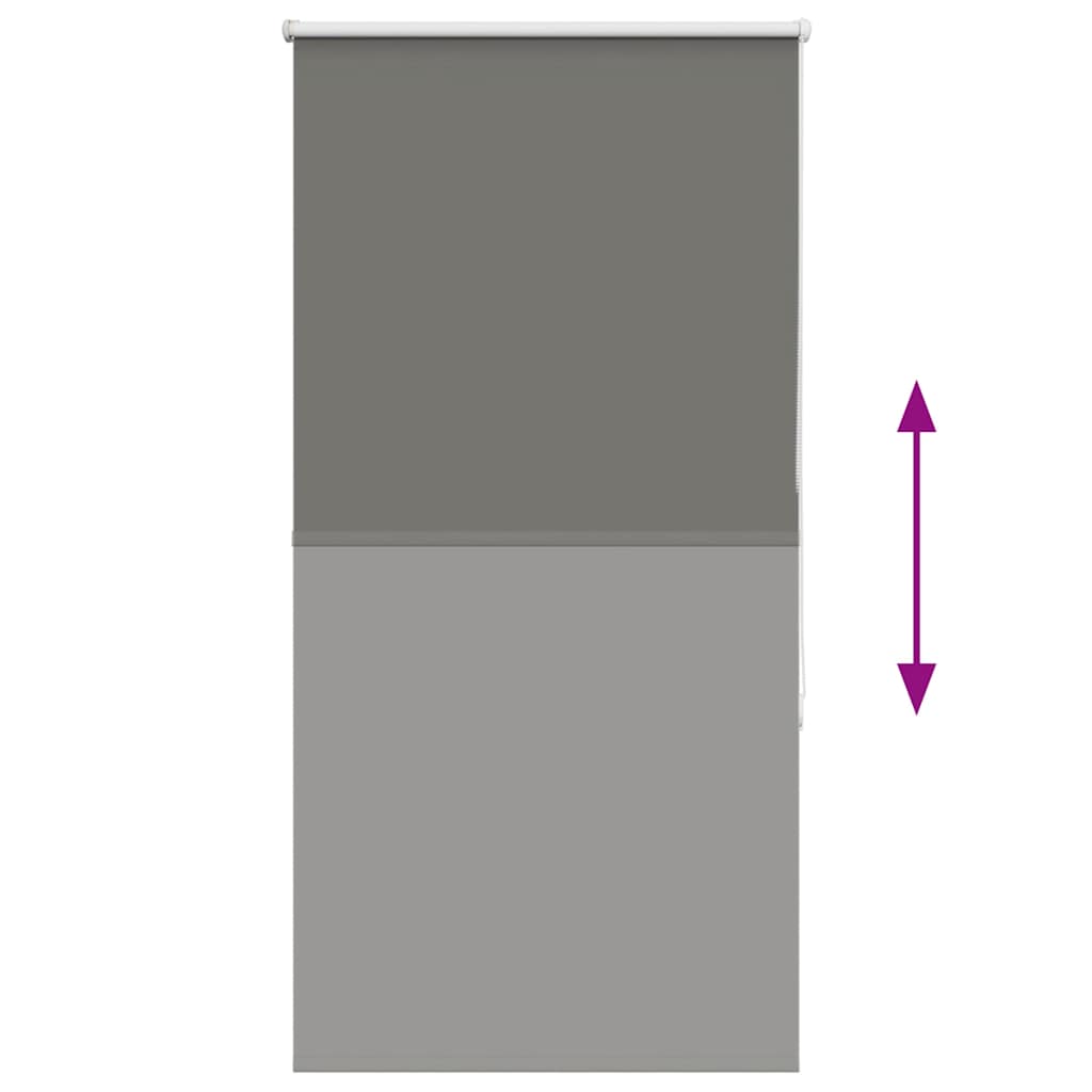 Tenda a Rullo Oscurante 80x130 cm Larghezza Tessuto 75,7 cm