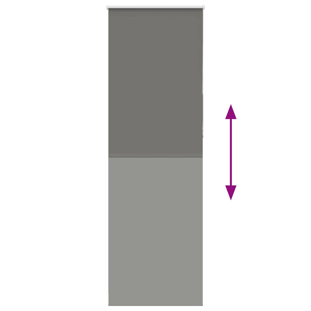 Tenda a Rullo Oscurante 80x210 cm Larghezza Tessuto 75,7 cm