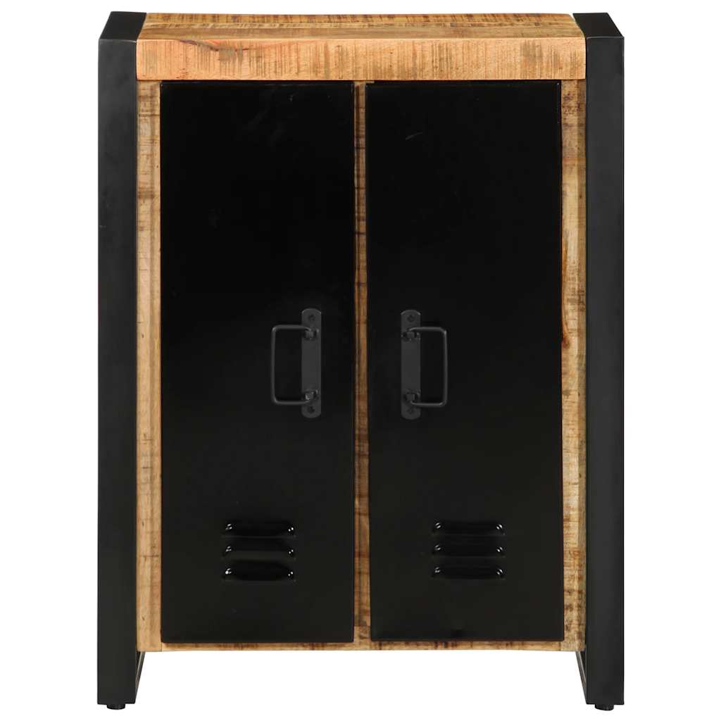 Credenza 55x35x70 cm in Legno Massello di Mango Grezzo