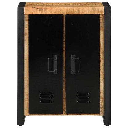 Credenza 55x35x70 cm in Legno Massello di Mango Grezzo