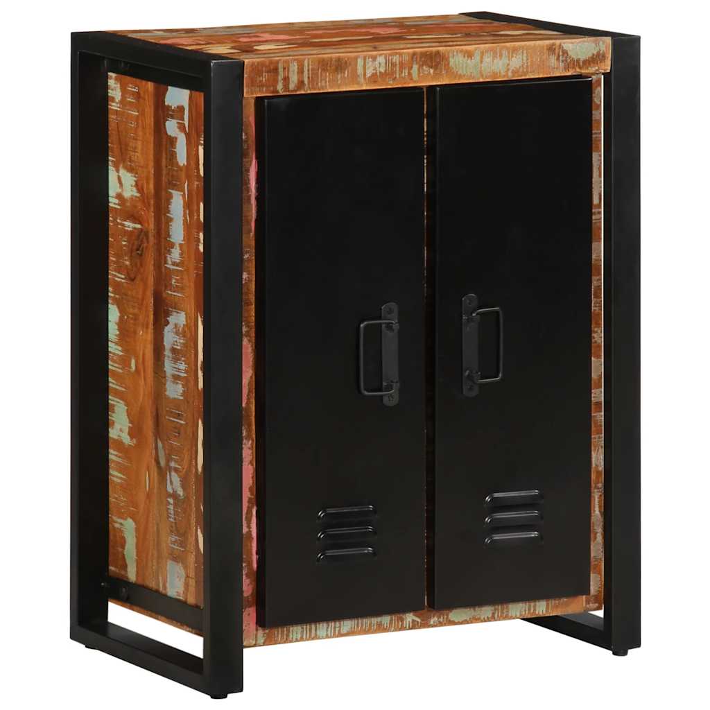 Credenza Multicolore 55x35x70 cm in Legno Massello Recupero