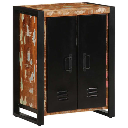 Credenza Multicolore 55x35x70 cm in Legno Massello Recupero