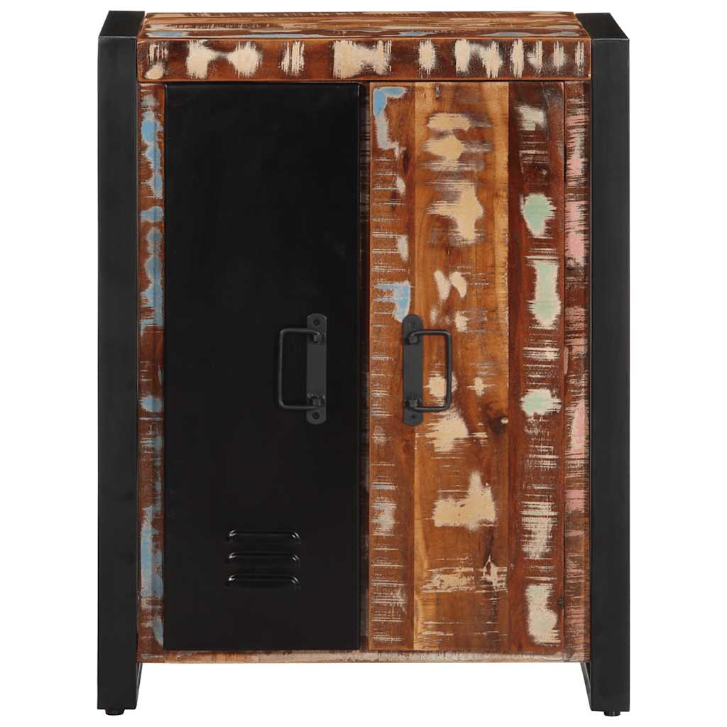 Credenza Multicolore 55x35x70 cm in Legno Massello Recupero