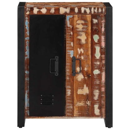 Credenza Multicolore 55x35x70 cm in Legno Massello Recupero