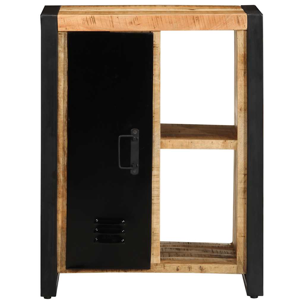 Credenza 55x35x70 cm in Legno Massello di Mango Grezzo