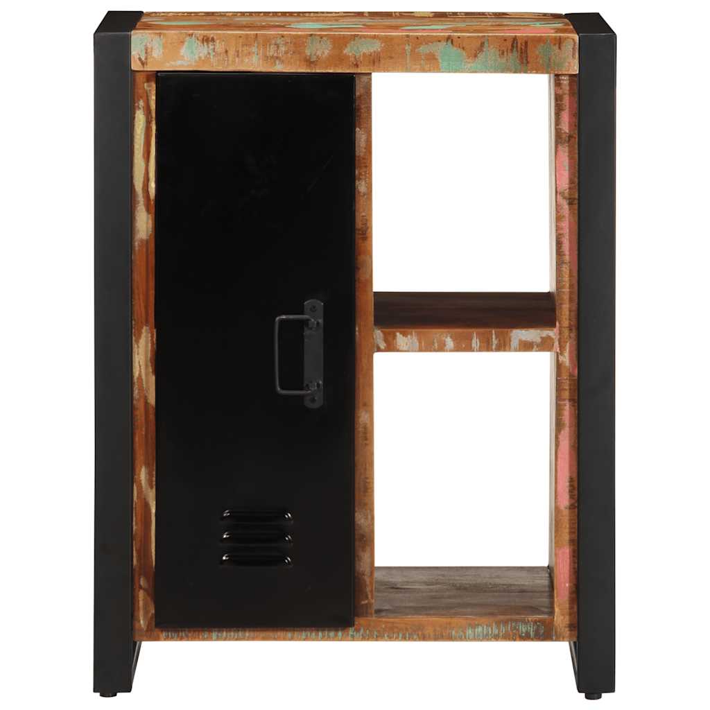 Credenza Multicolore 55x35x70 cm in Legno Massello Recupero