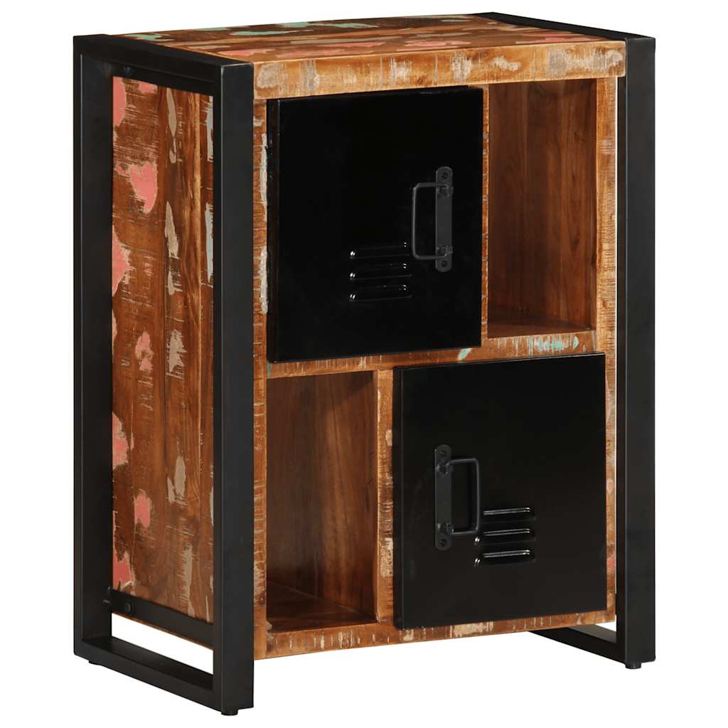 Credenza Multicolore 55x35x70 cm in Legno Massello Recupero
