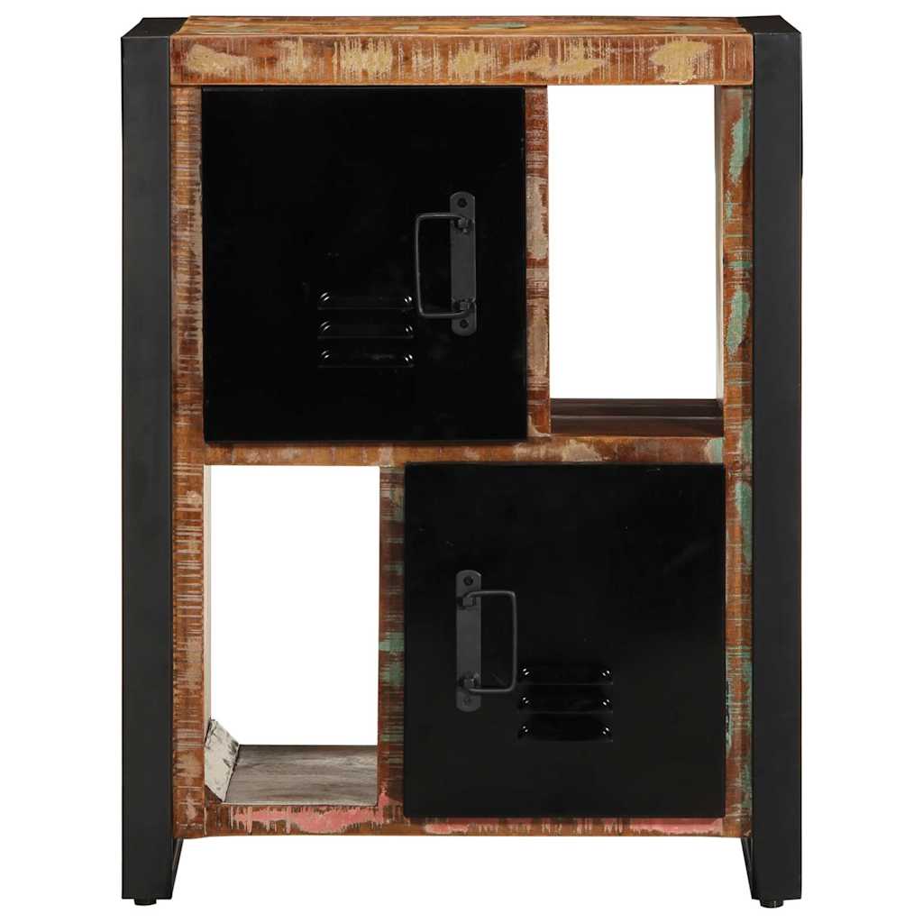 Credenza Multicolore 55x35x70 cm in Legno Massello Recupero