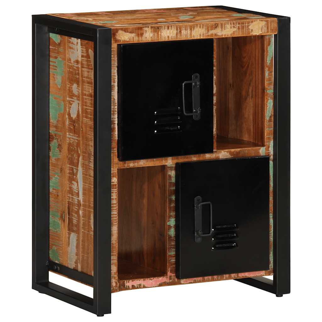 Credenza Multicolore 55x35x70 cm in Legno Massello Recupero