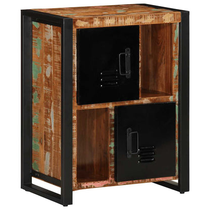 Credenza Multicolore 55x35x70 cm in Legno Massello Recupero