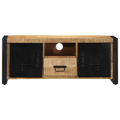 Mobile Porta TV 100x30x40 cm in Legno Massello di Mango Grezzo