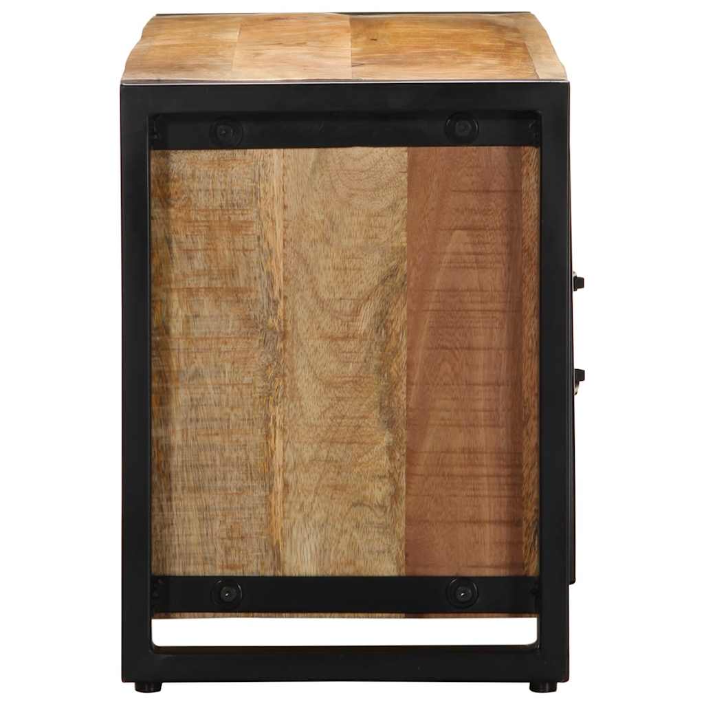Mobile Porta TV 100x30x40 cm in Legno Massello di Mango Grezzo
