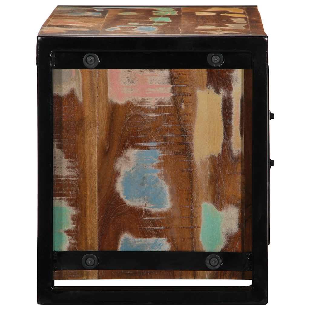 Mobile Porta TV 80x30x35 cm in Legno Massello di Recupero