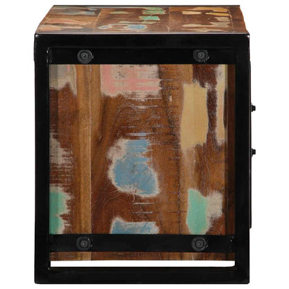 Mobile Porta TV 80x30x35 cm in Legno Massello di Recupero
