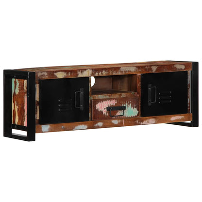 Mobile Porta TV 100x30x35 cm in Legno Massello di Recupero