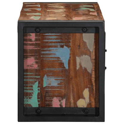 Mobile Porta TV 80x30x35 cm in Legno Massello di Recupero