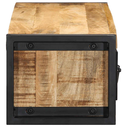 Mobile Porta TV 100x30x25 cm in Legno Massello di Mango Grezzo