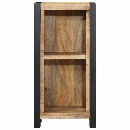 Armadio da Notte Marrone Legno massello di mango