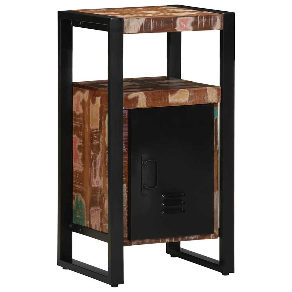 Mobile da Bagno con porta Marrone Legno Recuperato Massello