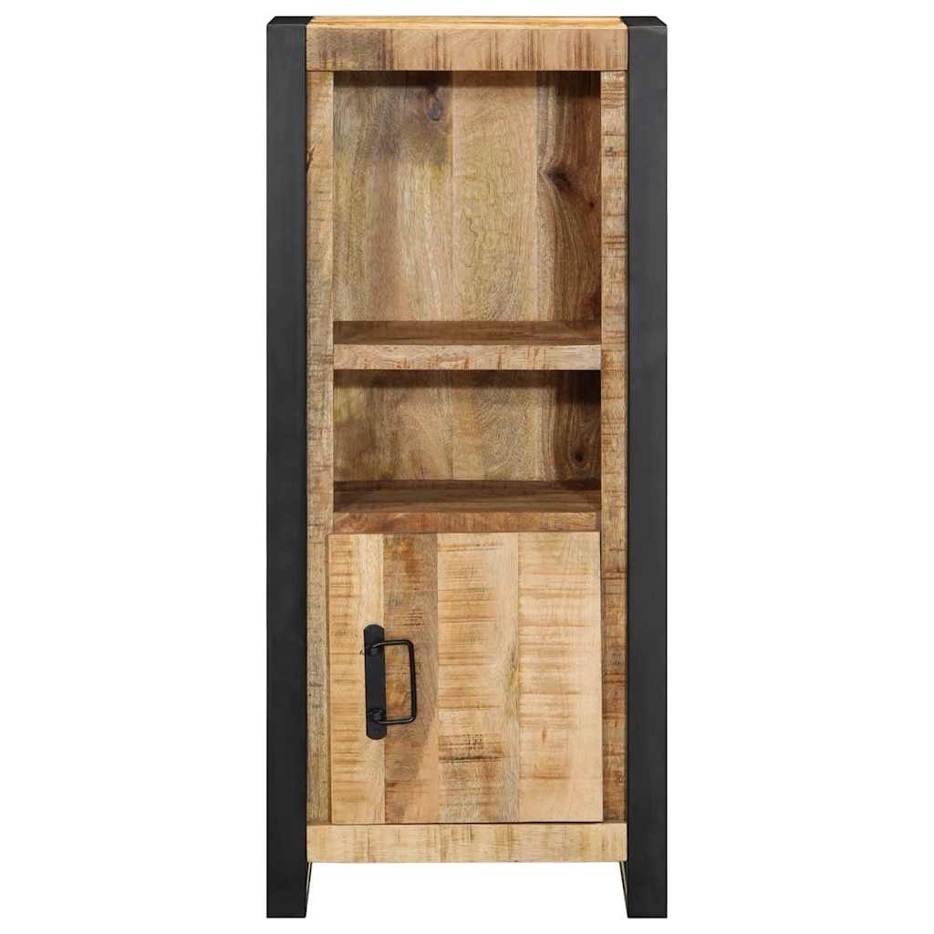 Mobiletto da Bagno 40x30x90 cm Legno Massello Mango Grezzo
