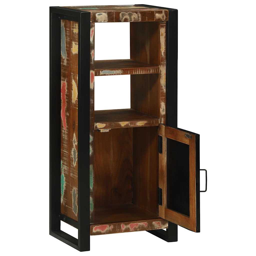 Mobile da Bagno con porta Marrone Legno Recuperato Massello
