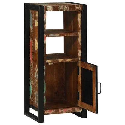 Mobile da Bagno con porta Marrone Legno Recuperato Massello