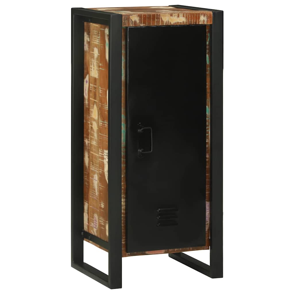 Mobile da Bagno con porta Marrone Legno Recuperato Massello