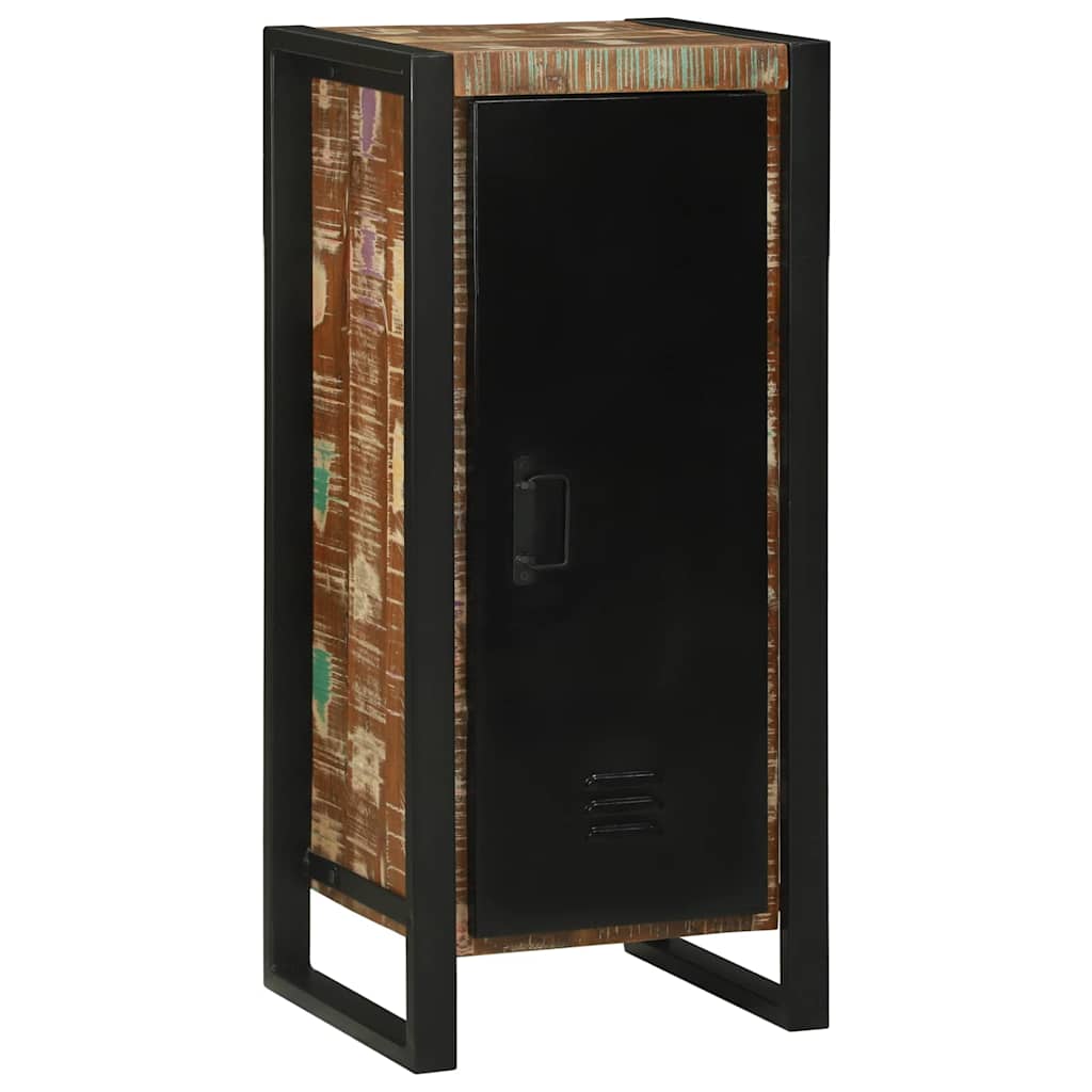 Mobile da Bagno con porta Marrone Legno Recuperato Massello